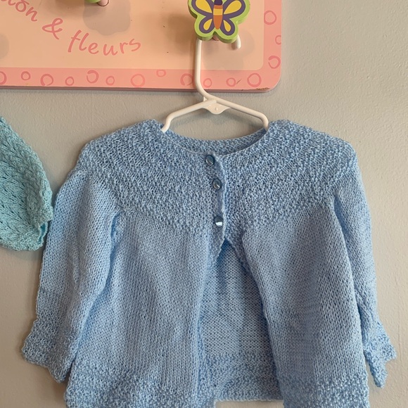 Handmade Knit Baby Sweaters - Picture 3 of 4